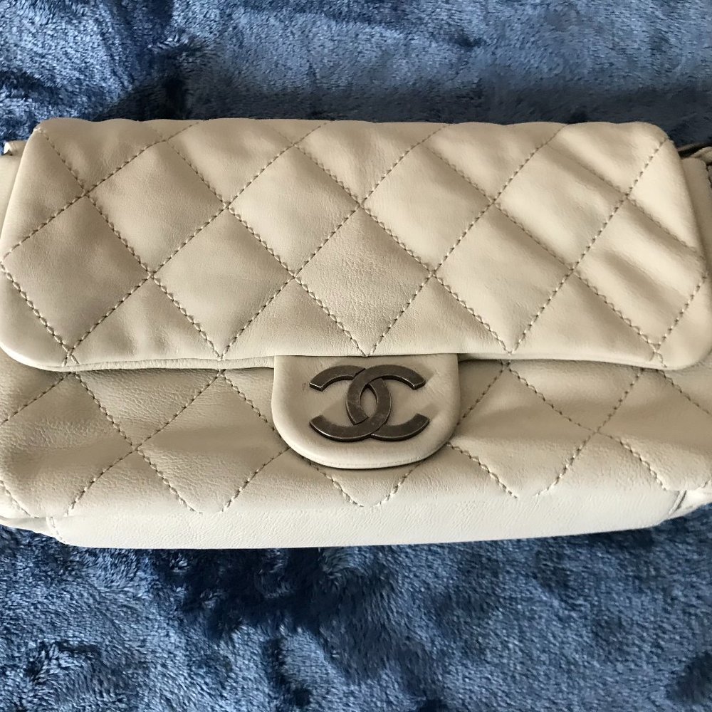 Chanel Bag Lambskin Quilted Rectangular Flap Franc - Picture 6 of 15